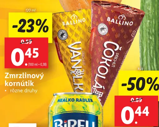 Ballino Zmrzlinový kornútik