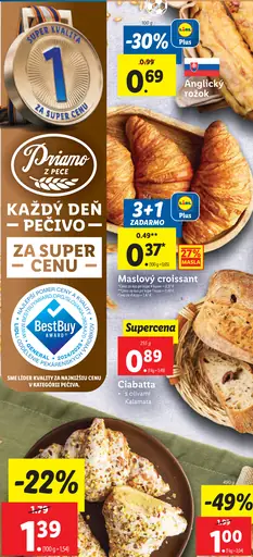 Maslový croissant