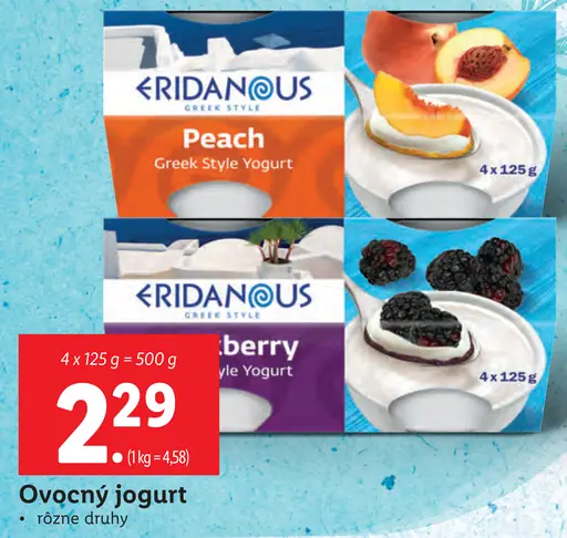 Eridanous Ovocný jogurt