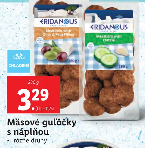Eridanous Mäsové guľôčky