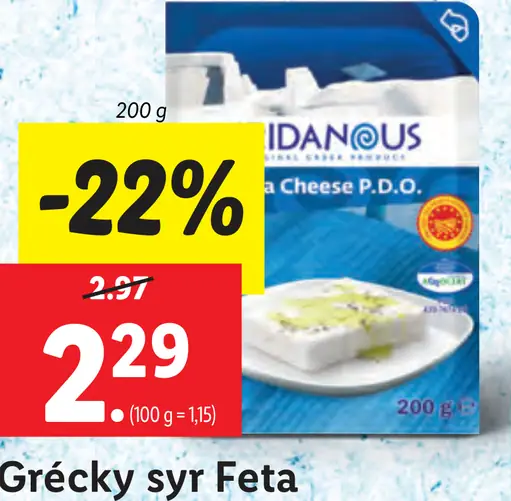 Eridanous Grécky syr Feta
