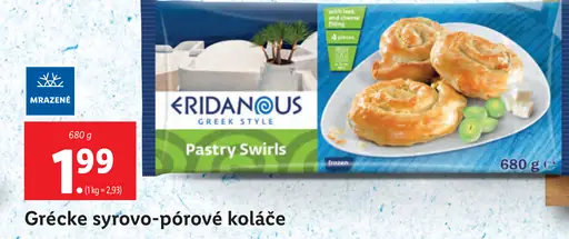 Eridanous Grécke syrovo-pórové koláče