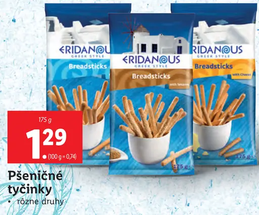 Erdanous Pšeničné tyčinky