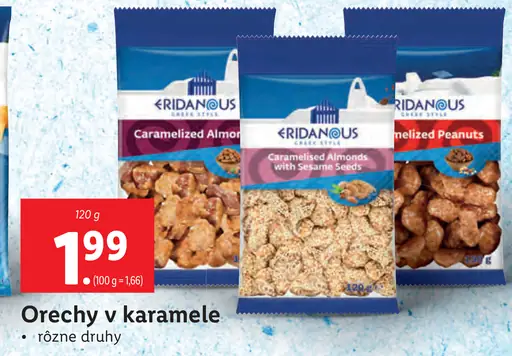 Erdanous Orechy v karameli