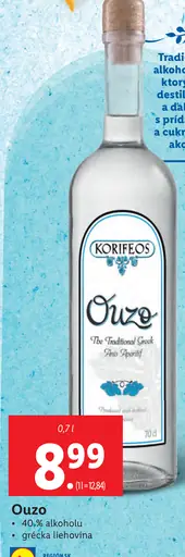 Korifeos Ouzo grécka liehovina