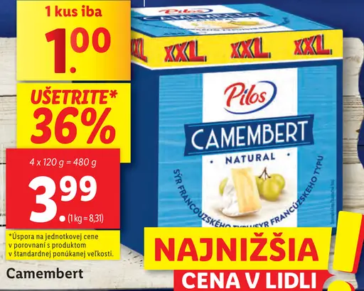 Pilos Camembert Natural