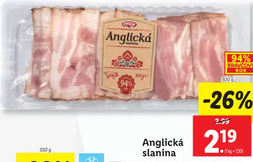 Pikok Anglická slanina