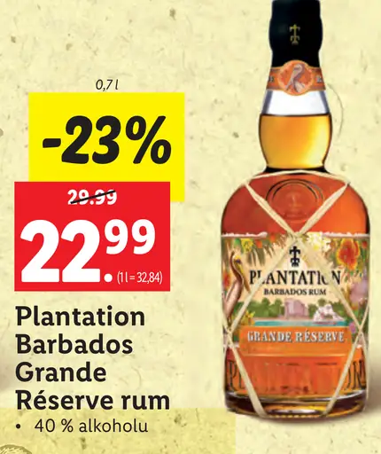 Plantation Barbados Grande Reserve rum
