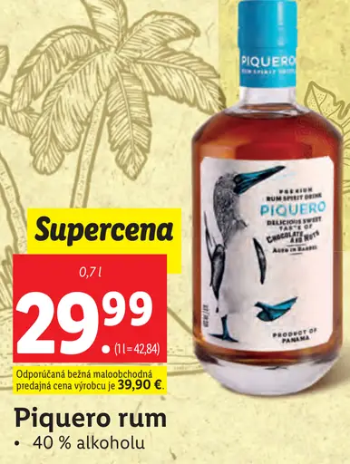Piquero rum
