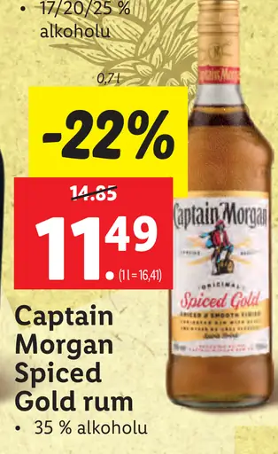 Captain Morgan Spiced Gold rum