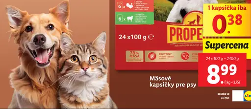 Propesko kapsičky pre psy