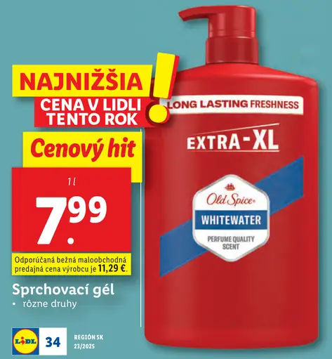Sprchovací gél