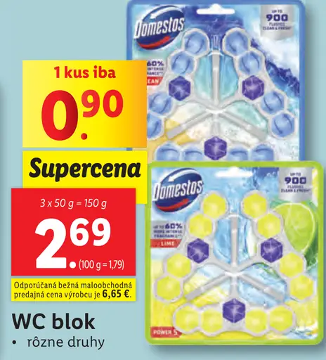 Domestos WC blok