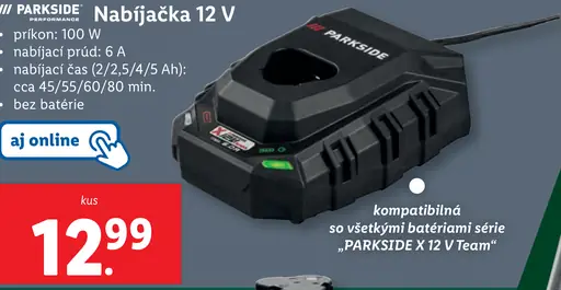 PARKSIDE Nabíjačka 12 V