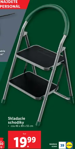 Hliníkové schodíky