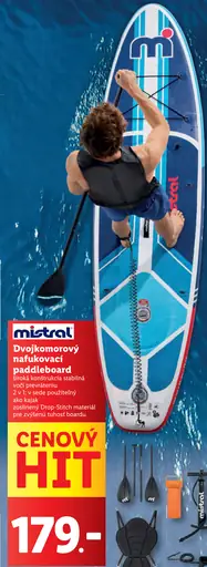 Mistral Dvojkomorový nafukovací paddleboard