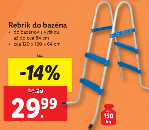 Rebrík do bazéna