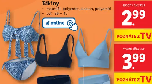 Crivit bikiny vrchný diel