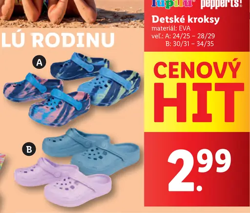 Lupilu Pepperts Detské kroksy
