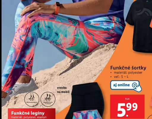 Crivit Funkčné legíny