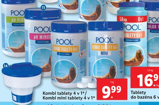 POOL Kombi tablety 4v1 Mini