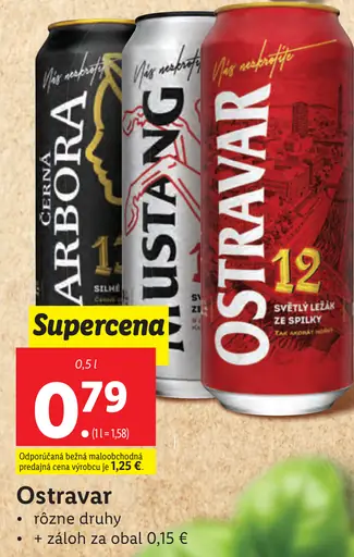Arbora - Mustang - Ostravar plechovka
