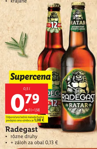 Radegast plechovka