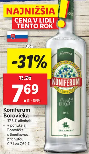 Koniferum borovička