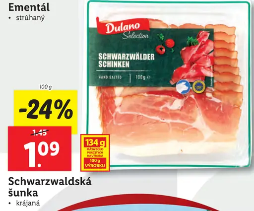 Dulano Schwarzwaldská šunka