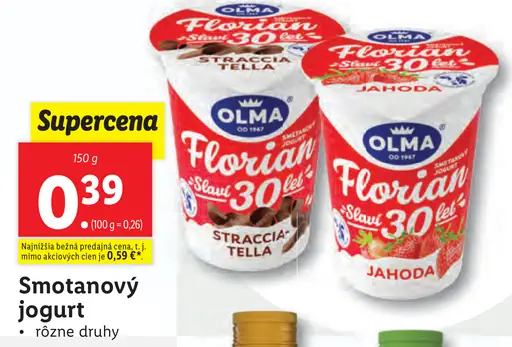 Olma Florian smotanový jogurt