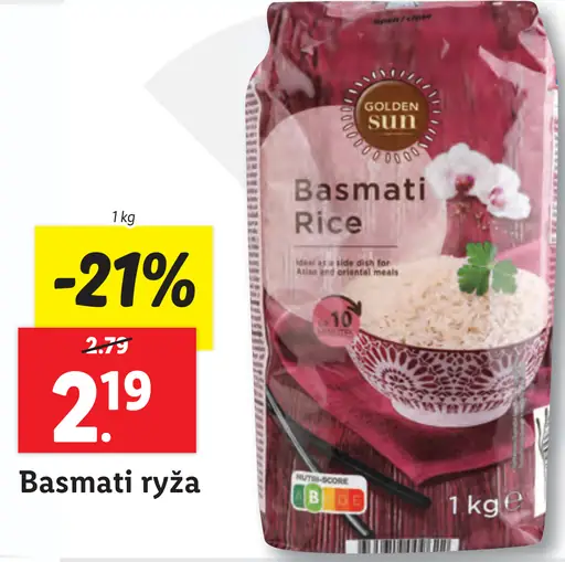Golden Sun Ryža Basmati