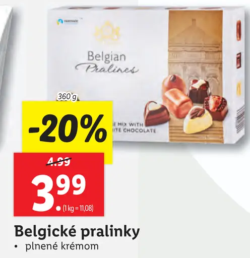 Belgické pralinky