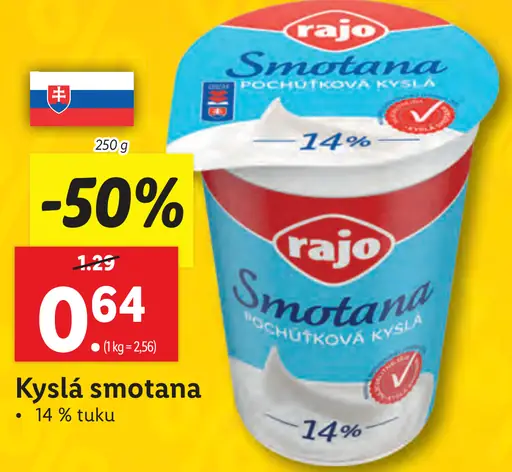 Rajo Kyslá smotana