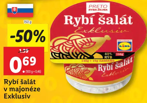 Preto rybí šalát v majonéze