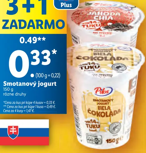 Pilos Smotanový jogurt