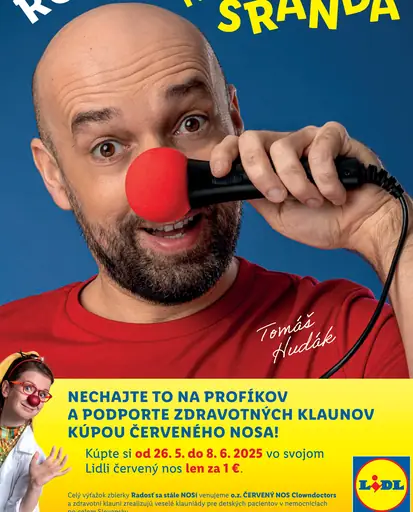 Lidl červený nos