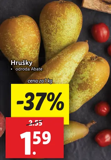 Hrušky odroda Abate