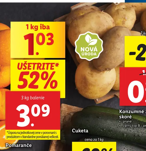 Konzumné zemiaky skoré