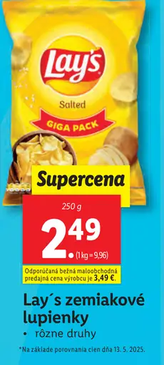 Lay's zemiakové lupienky