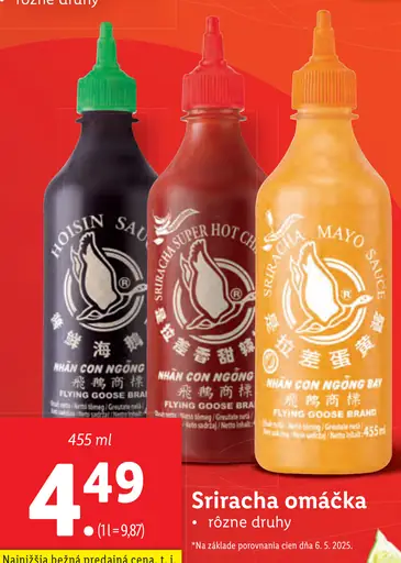 Flying Goose Sriracha omáčka