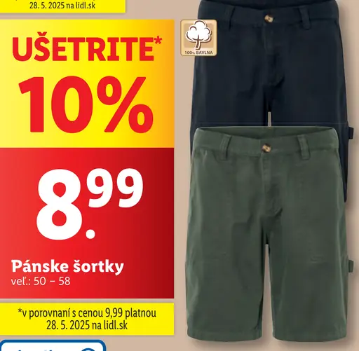 Livergy Pánske šortky