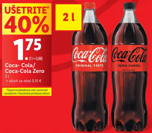 Coca-Cola/Cola Zero/Fanta