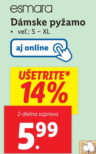 Esmara Dámske pyžamo