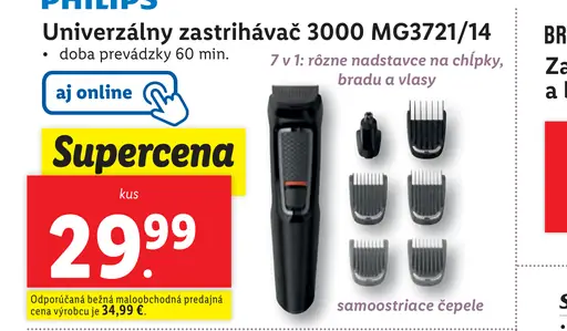 Philips Univerzálny zastrihávač 3000 MG3721/14