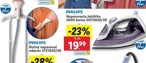 PHILIPS Naparovacia žehlička 2000 Series DST2020/30