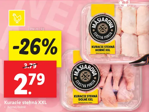 Mašiarova Kuracie stehná horné/dolné XXL