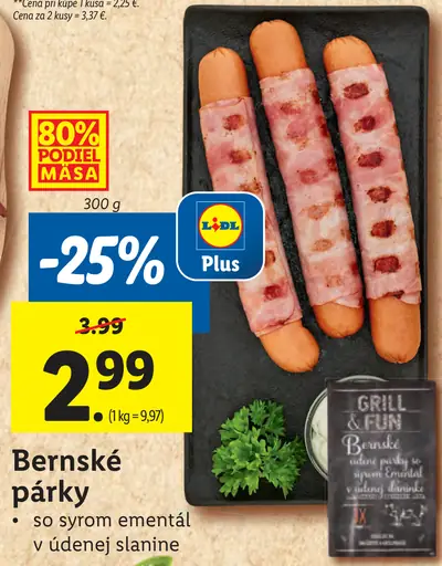 Grill & Fun Bernské párky