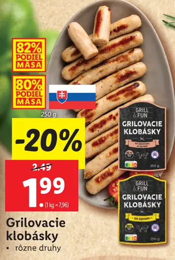 Grill & Fun Grilovacie klobásky