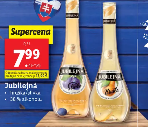 Jubilejná hruška/slivka