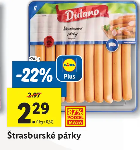 Dulano Štrasburské párky